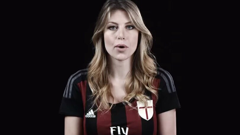 Barbara Berlusconi nello spot del Milan