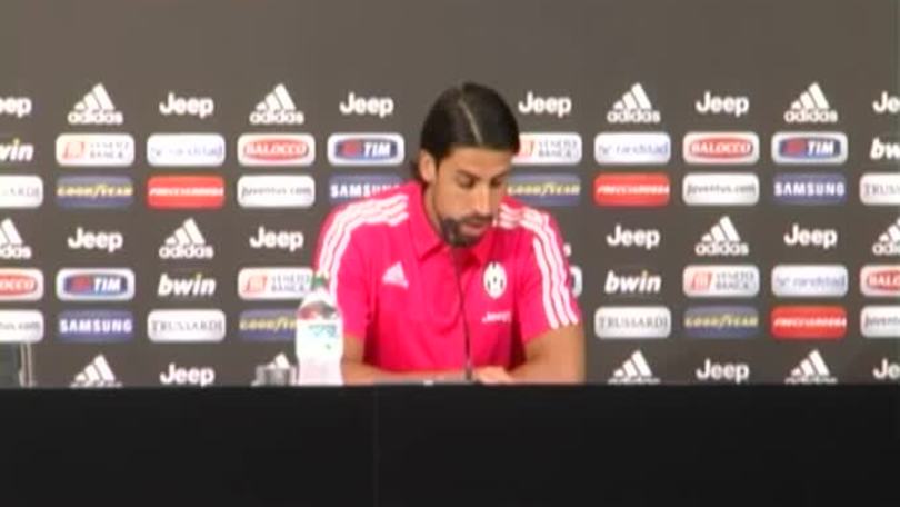 Khedira in italiano: "Forza Juventus"