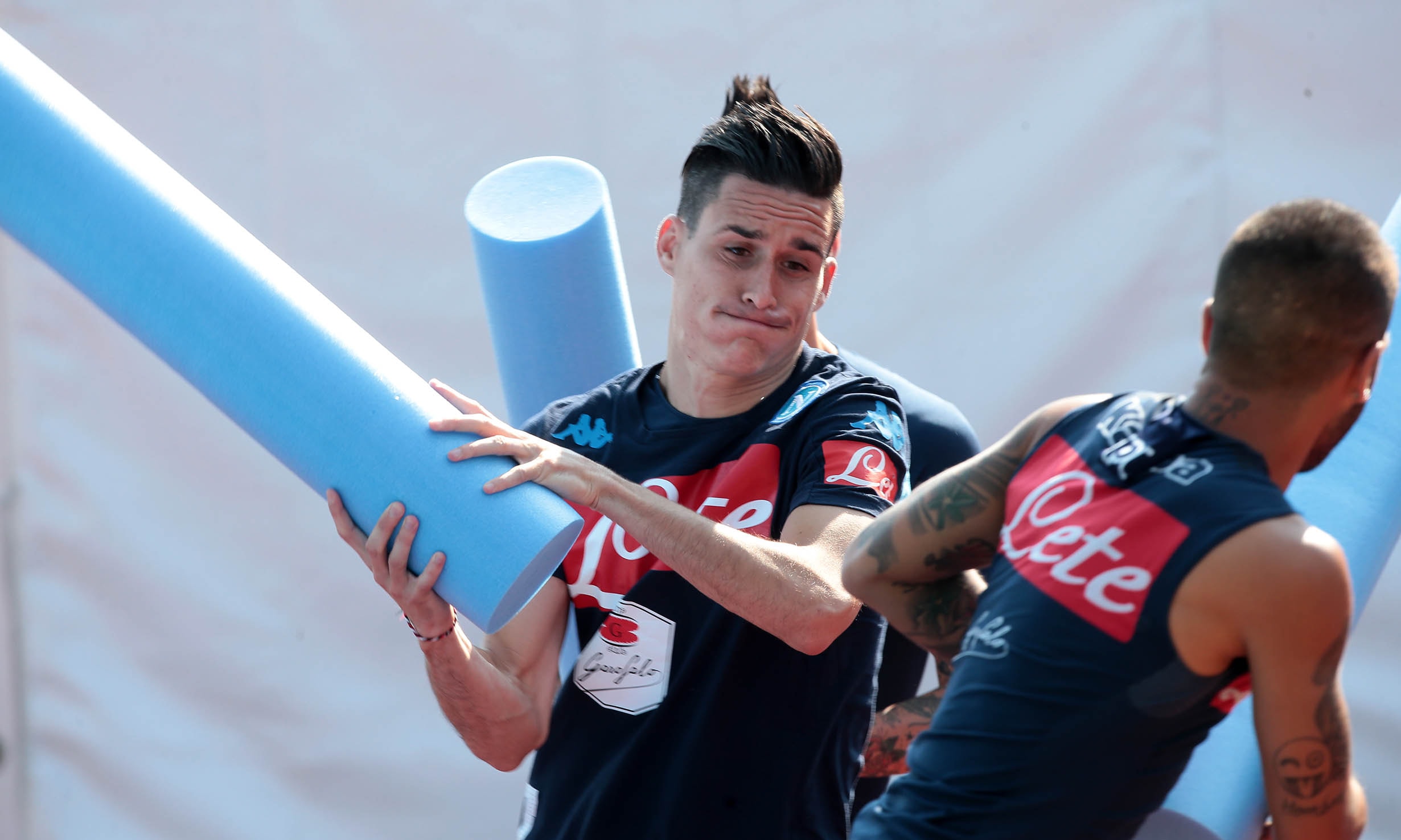 Napoli, "battaglia" tra Callejon e Insigne