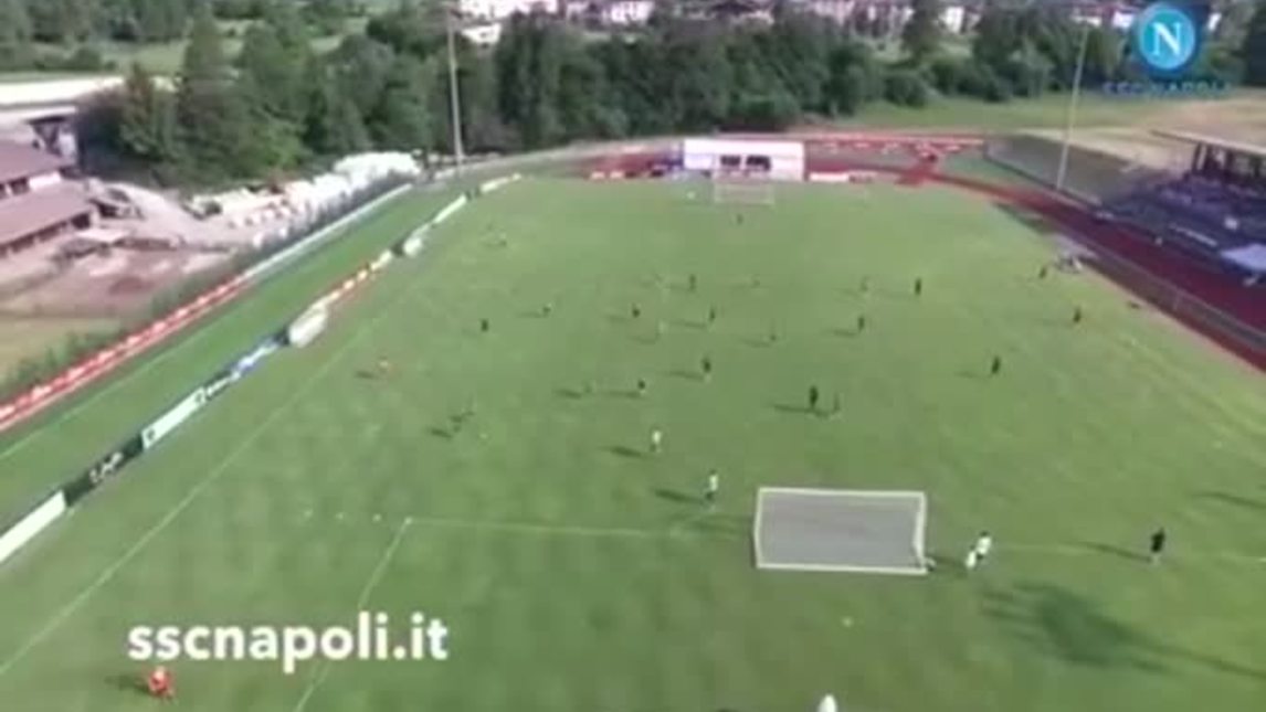 Napoli, ecco le immagini riprese dal drone