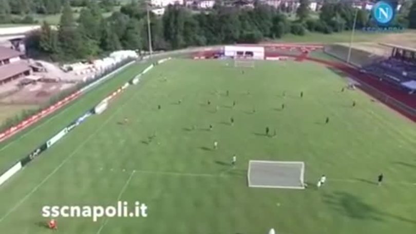 Napoli, ecco le immagini riprese dal drone