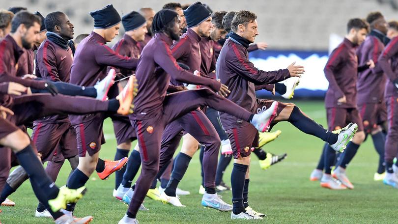 Roma, di nuovo in campo in vista del Real