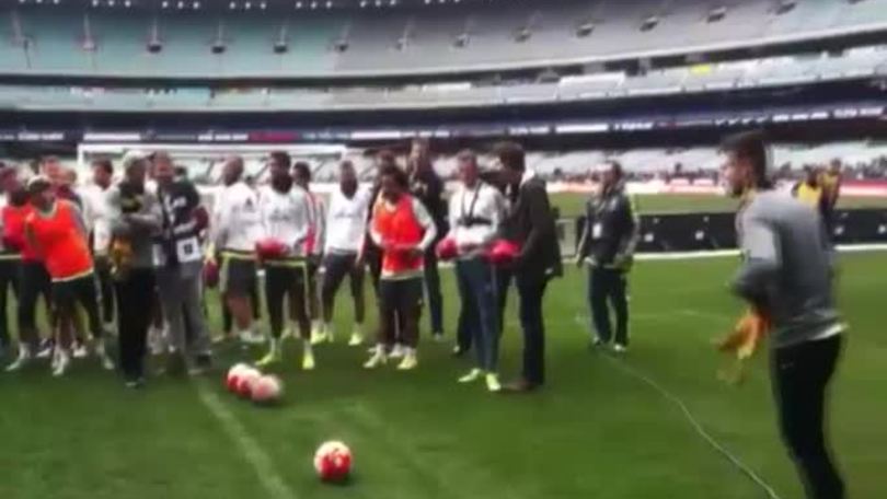 Real Madrid, che entusiasmo a Melbourne!