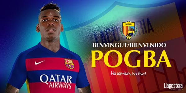 «Pogba al Llagostera», ma è solo uno scherzo