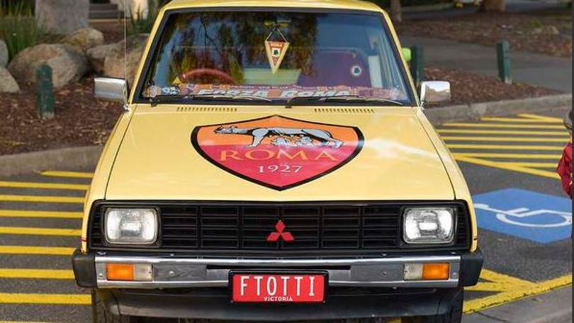 Roma, a Melbourne spunta la Totti Car