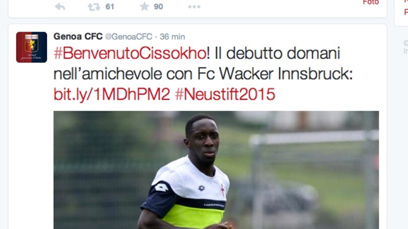 Genoa, Cissokho ufficiale dal Nantes