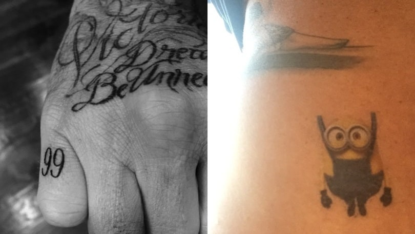 Beckham, ecco i nuovi tattoo "familiari"