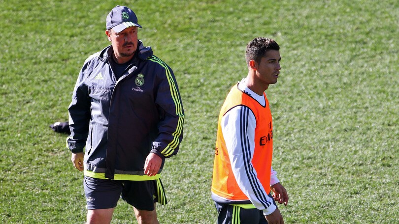 Benitez e Ronaldo, musi lunghi in allenamento