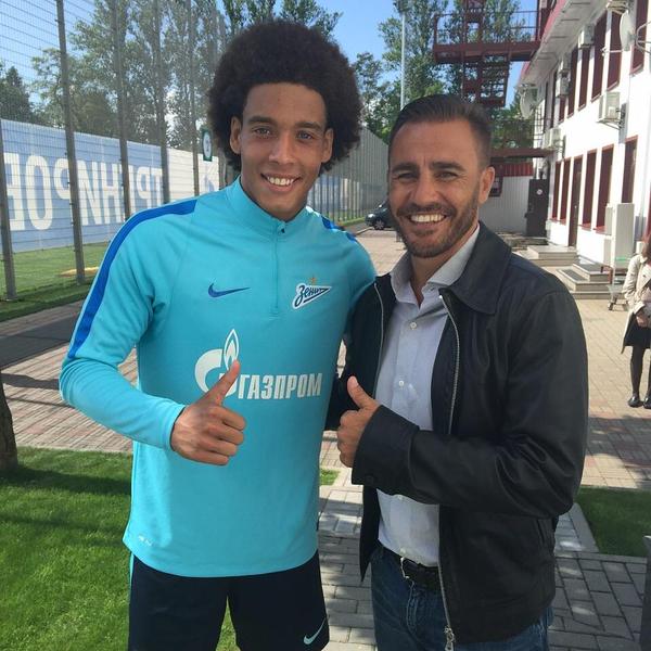 Cannavaro, visita allo Zenit San Pietroburgo
