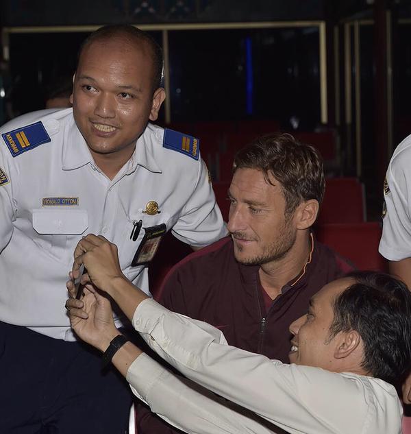 La Roma è arrivata in Indonesia