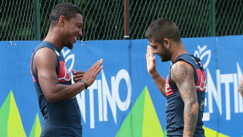 Insigne-De Guzman, il Napoli prova anche le esultanze