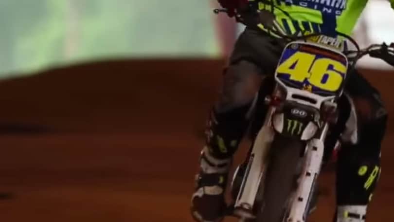 Rossi in gita al “parco divertimenti” di Colin Edwards