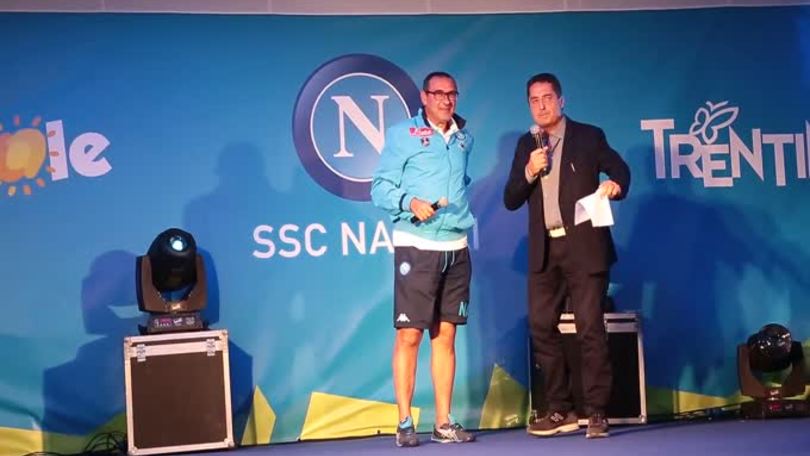 Sarri: «Napoli, sono emozionato da venti giorni»
