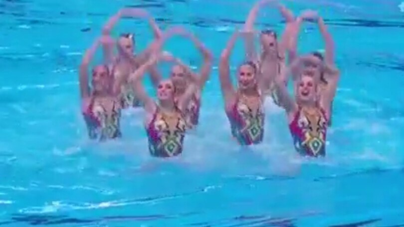Nuoto sincronizzato, lo show russo