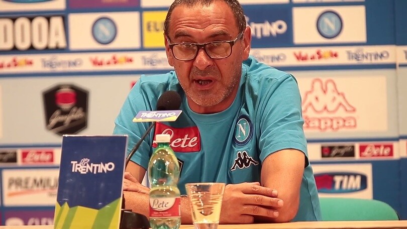 Sarri: «Napoli, sono soddisfatto dell'approccio»