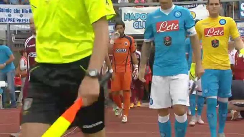 Napoli super: Cittadella travolto