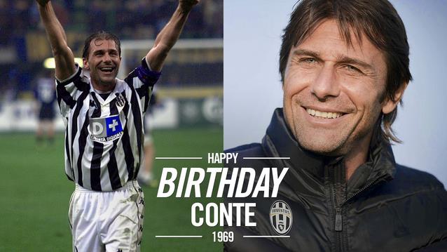 Conte compie 46 anni. Gli auguri della Juve