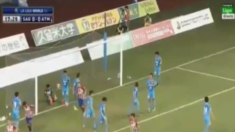 Koke, un gol "olimpico" direttamente da calcio d'angolo