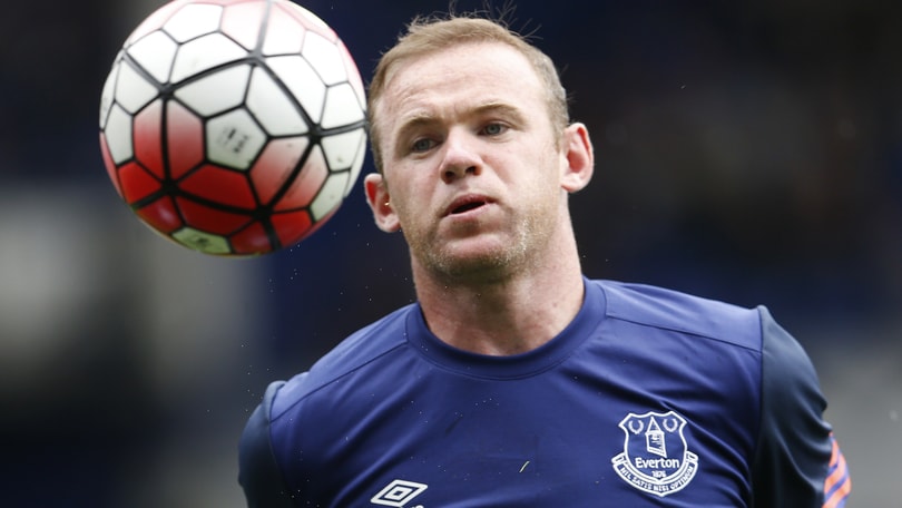 Rooney con la maglia dell'Everton per un giorno