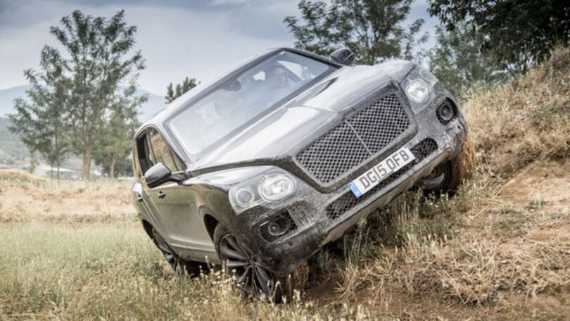 Bentley Bentayga, le immagini del super SUV