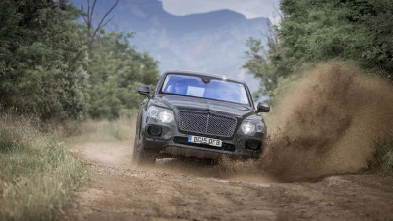 Bentley Bentayga, il SUV di lusso anche per l'offroad