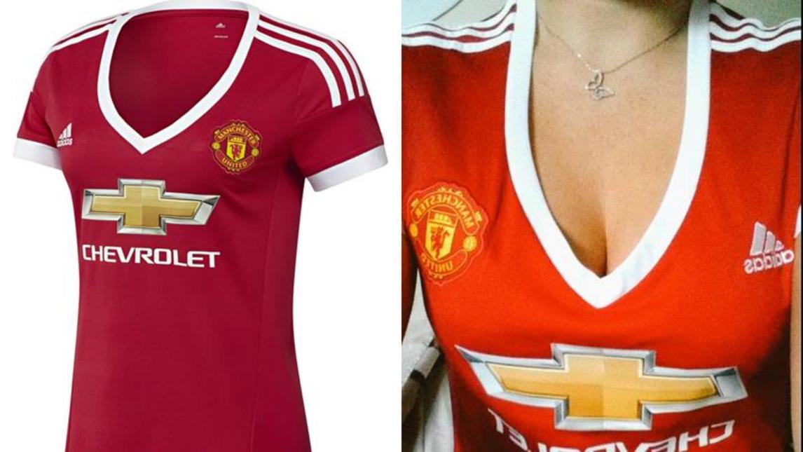 Manchester United, la maglia sexy divide le donne