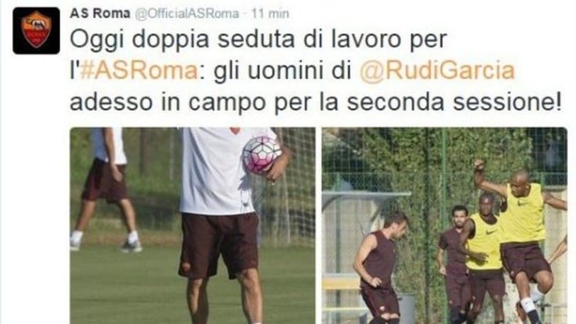 Roma: Salah in gruppo, ma la foto sparisce