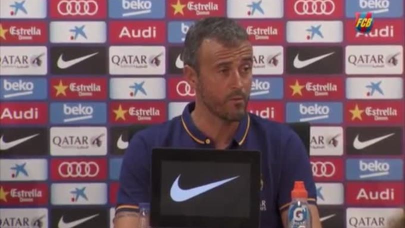 Luis Enrique: "Spero che la Roma vinca lo Scudetto"