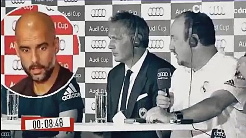 Sguardo da ricovero, Guardiola 'crasha' in conferenza stampa