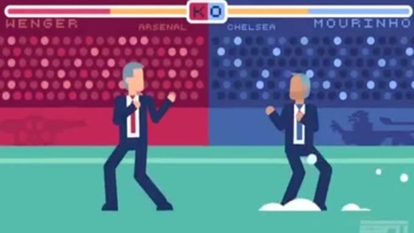 Mourinho vs Wenger, duello da videogame