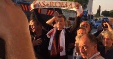 Roma, il giorno di Dzeko: ecco tutte le foto