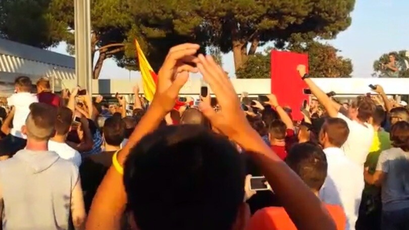 Dzeko, ecco l'accoglienza dei tifosi