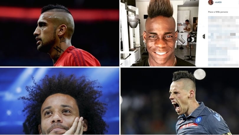 Da Nainggolan a Balotelli, tutti i look più bizzarri dei calciatori