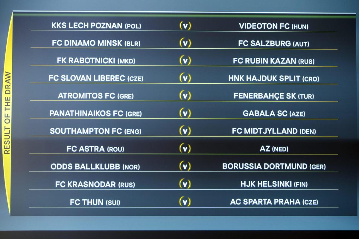 Playoff Europa League: Dortmund vola in Norvegia