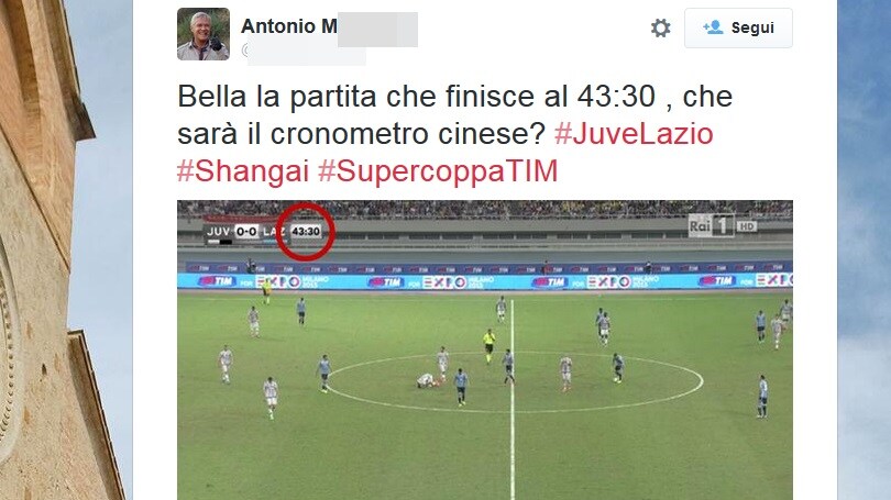 Supercoppa, il primo tempo finisce... "prima"