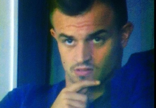 Stoke, Shaqiri in tribuna: trasferimento ad un passo