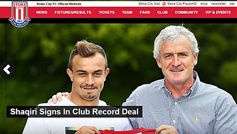 Inter, ufficiale Shaqiri allo Stoke: 17 milioni di euro