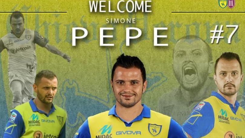 Il Chievo ufficializza l'arrivo di Simone Pepe