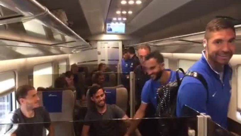 Inter e Milan si salutano sul Frecciarossa