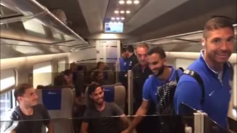 Inter e Milan sullo stesso treno