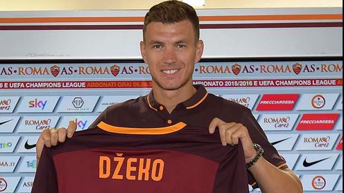 Dzeko alla Roma, ora è ufficiale