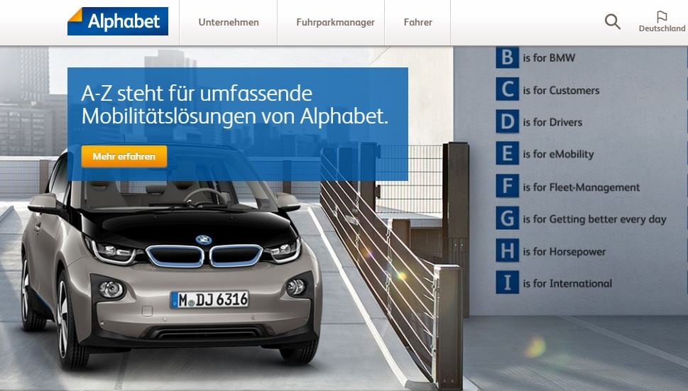 Alphabet, gaffe di Google nei confronti di BMW