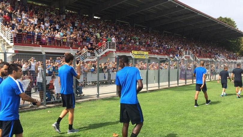 Inter, in 8 mila per l'allenamento a Jesi