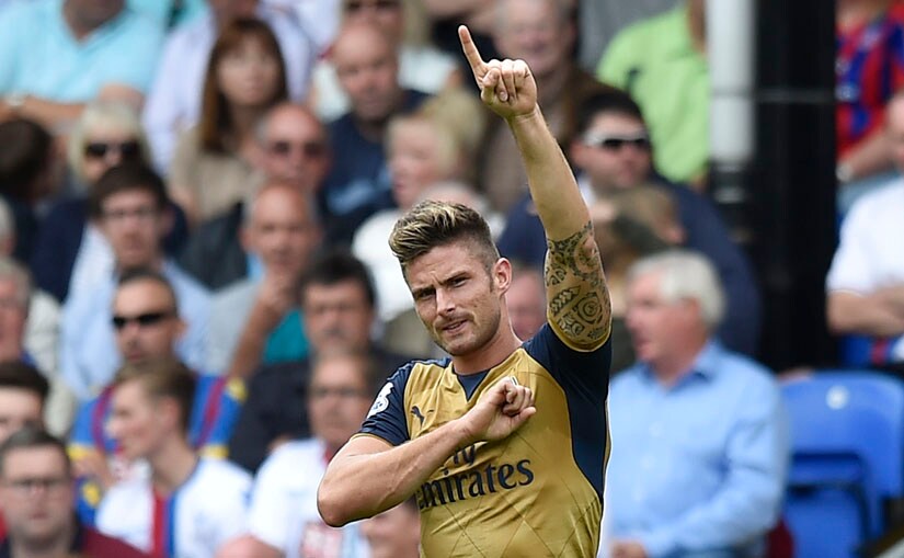 Arsenal, prima vittoria. Giroud, che prodezza!