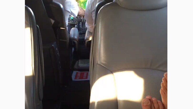 Vieri che relax con l'aereo privato