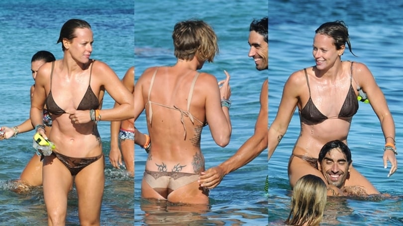 Federica Pellegrini, giochi e relax in Sardegna con Magnini
