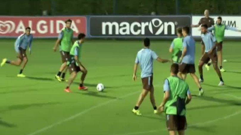 La rifinitura della Lazio a Formello