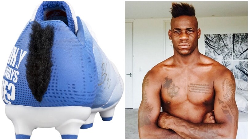 Balotelli, un'altra trovata: ecco gli scarpini con la cresta
