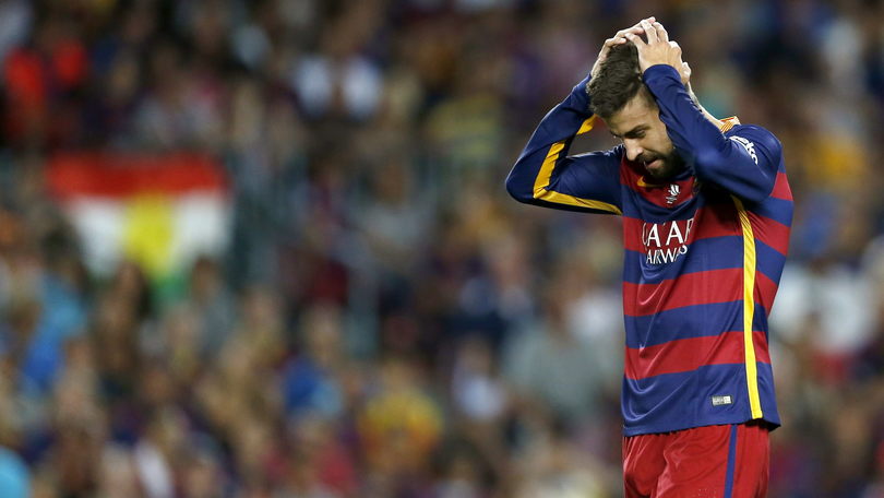 Barcellona, Piqué fuori quattro turni