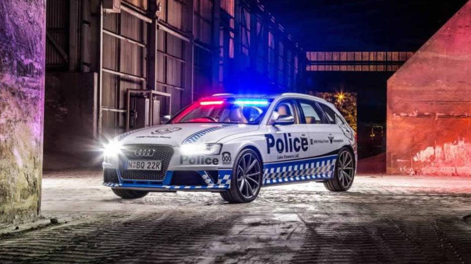 Audi RS4, la polizia australiana sceglie la station da 450 cv